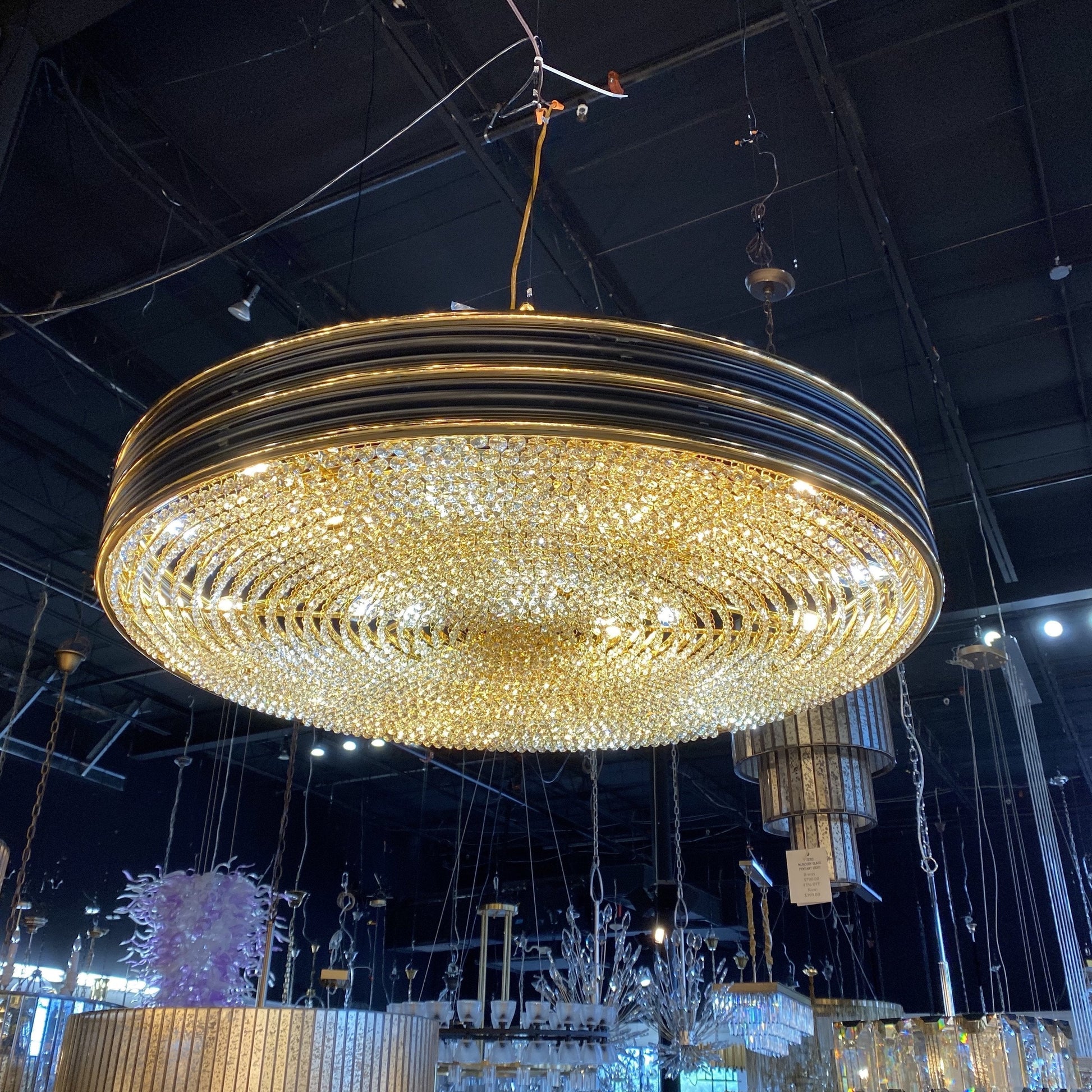 Valentina Round Crystal Chandelier - Kavker