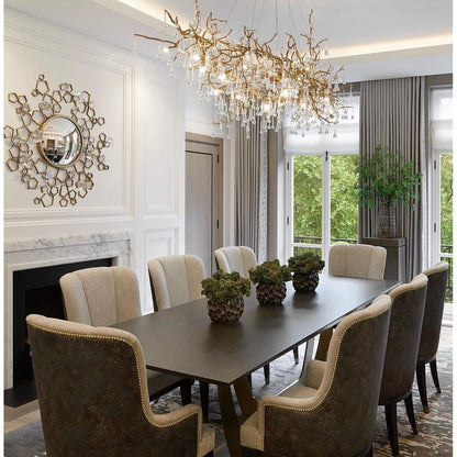 Livio Oval Branching Teardrop Chandelier - Kavker