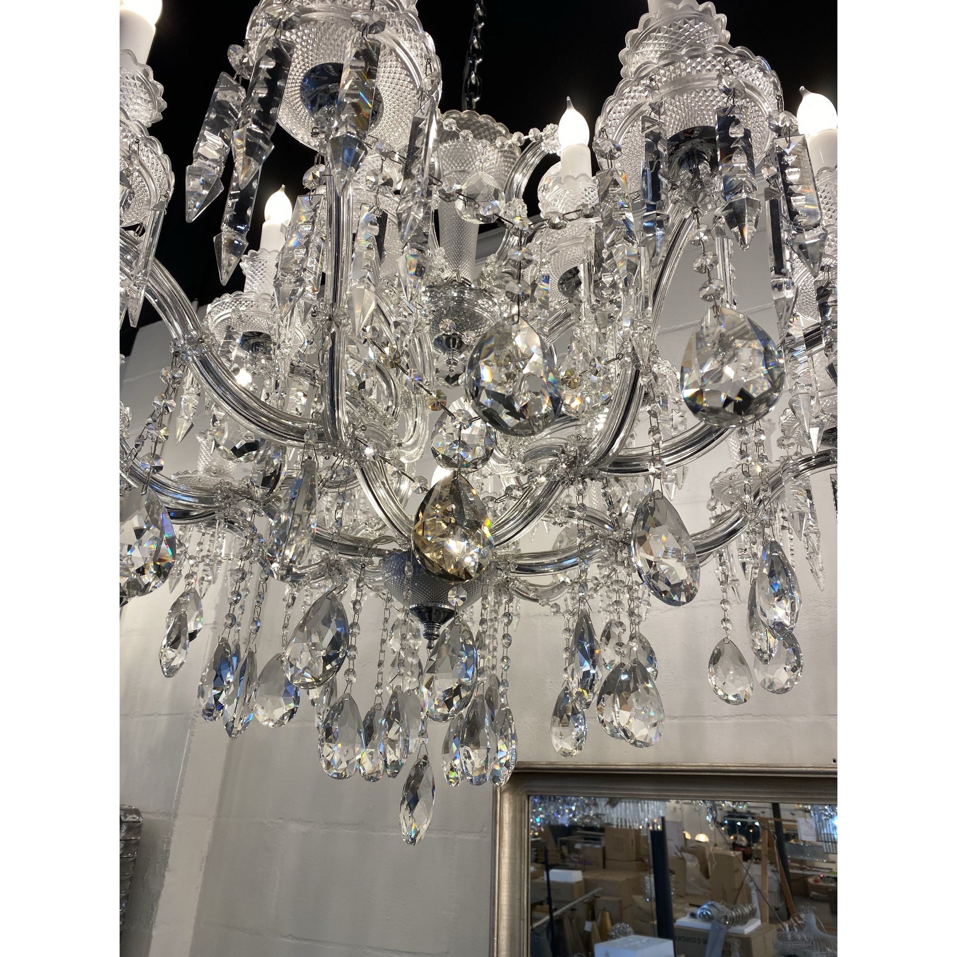 Toussaint Maria Theresa 39" Wide 19L Crystal Chandelier - Kavker