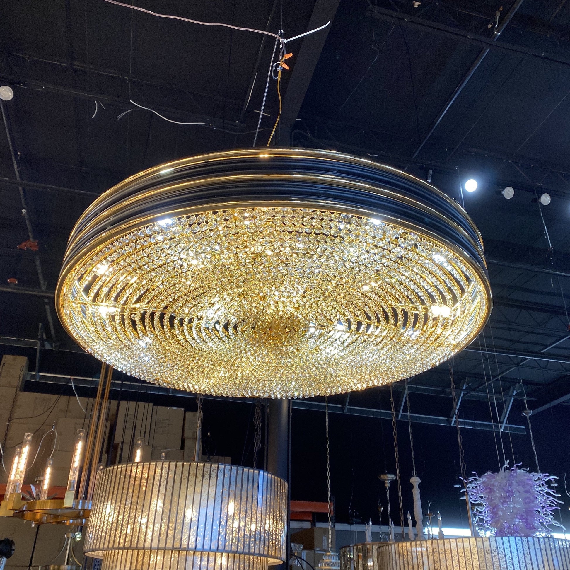 Valentina Round Crystal Chandelier - Kavker