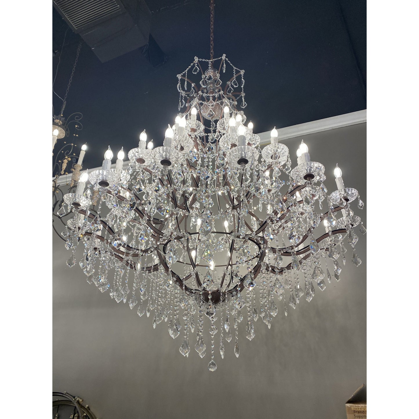 50 Light 60” Rococo Maria Theresa Crystal Chandelier - Kavker - 
