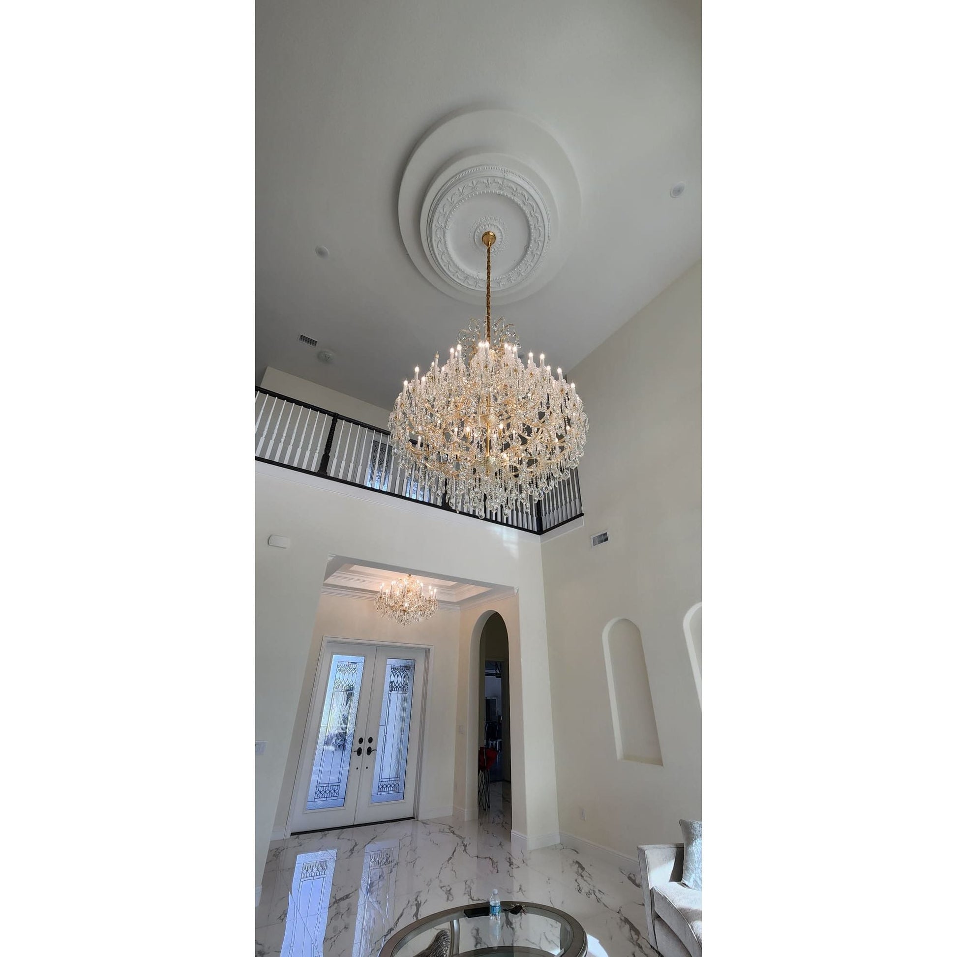 66L Rococo Foyer Classic Crystal Chandelier - Kavker -