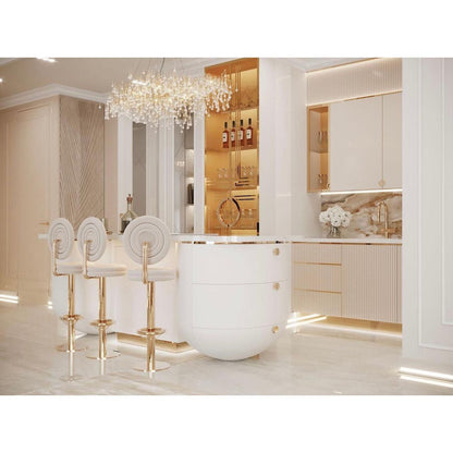 Livio Oval Branching Teardrop Chandelier - Kavker