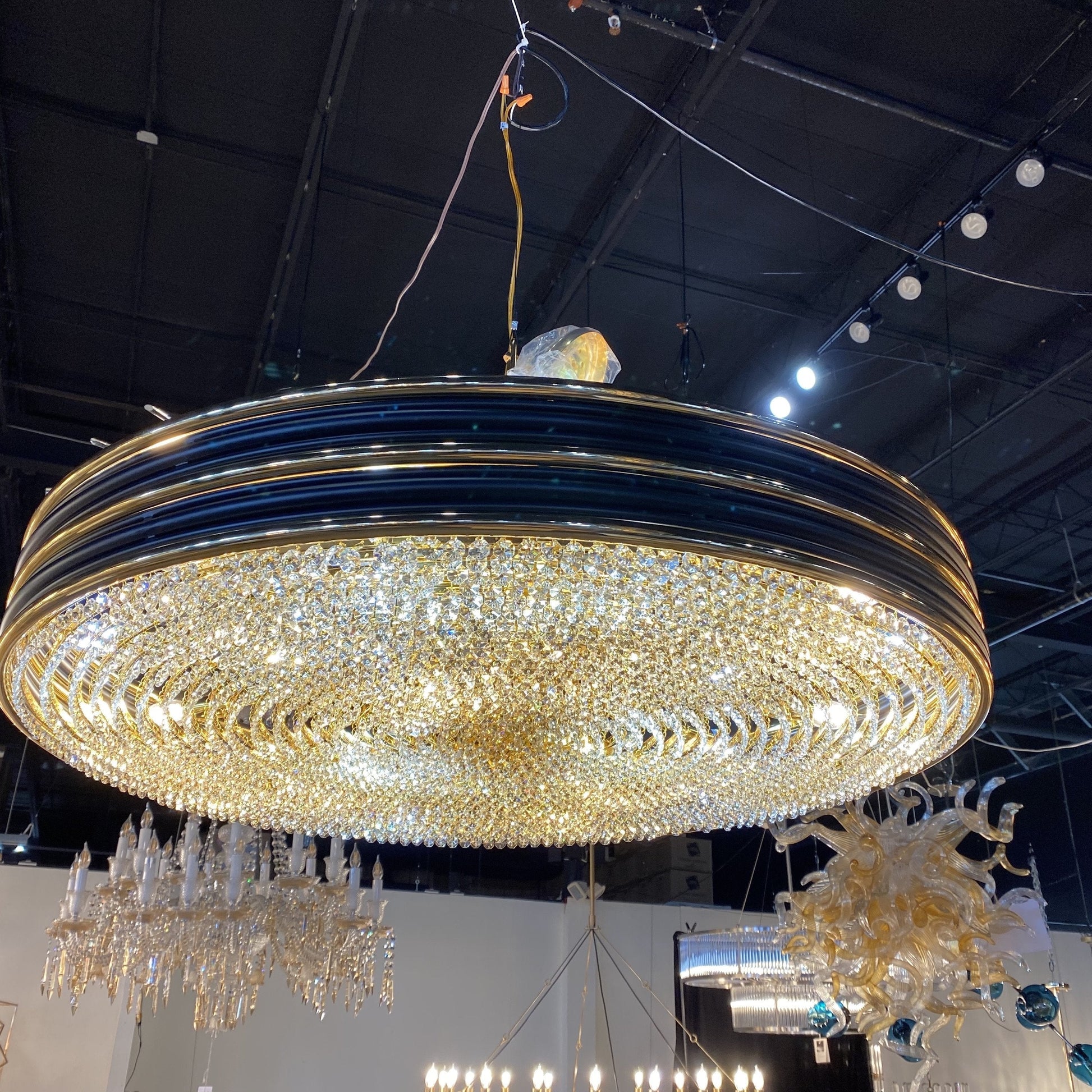 Valentina Round Crystal Chandelier - Kavker