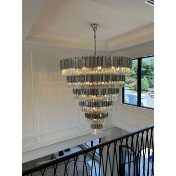 Colonnade Tiered Round Crystal Chandelier - Kavker - 