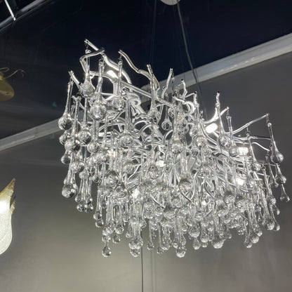 Livio Oval Branching Teardrop Chandelier - Kavker