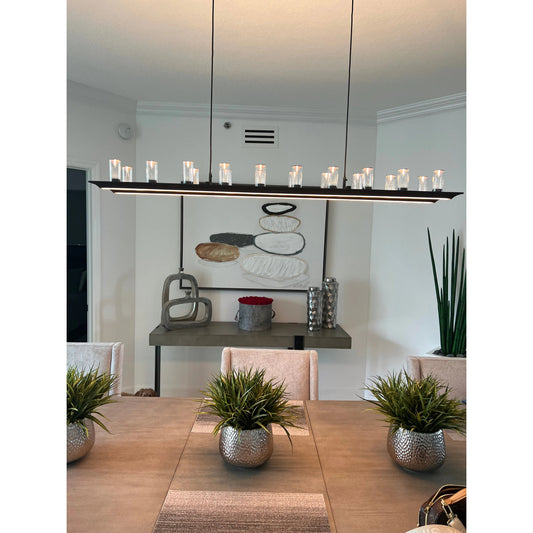 Aprilia Linear LED Chandelier - Kavker - 