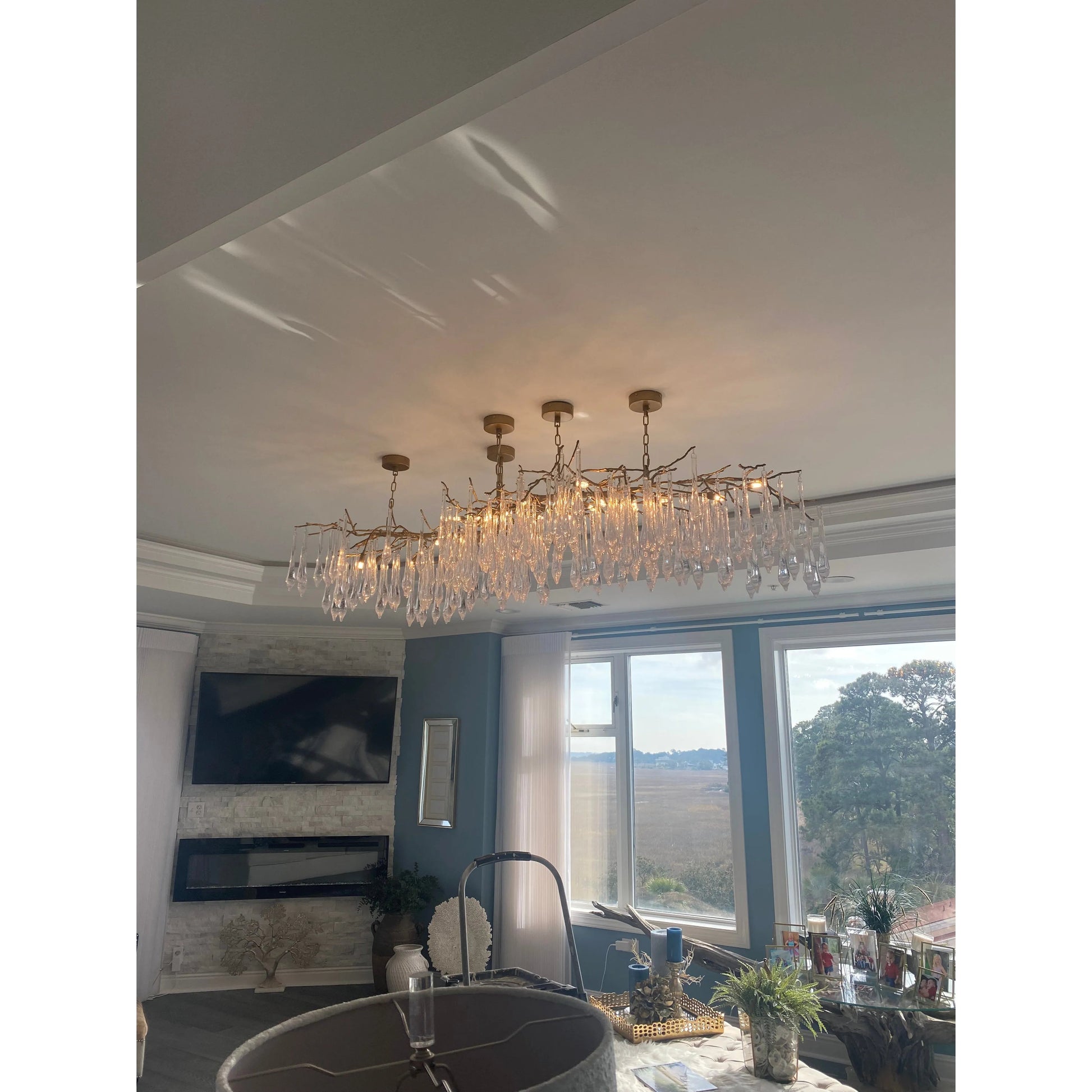 Livio Branching Hallway Chandelier - Kavker