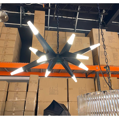 Heathrow Sputnik Starburst LED Pendant Chandelier