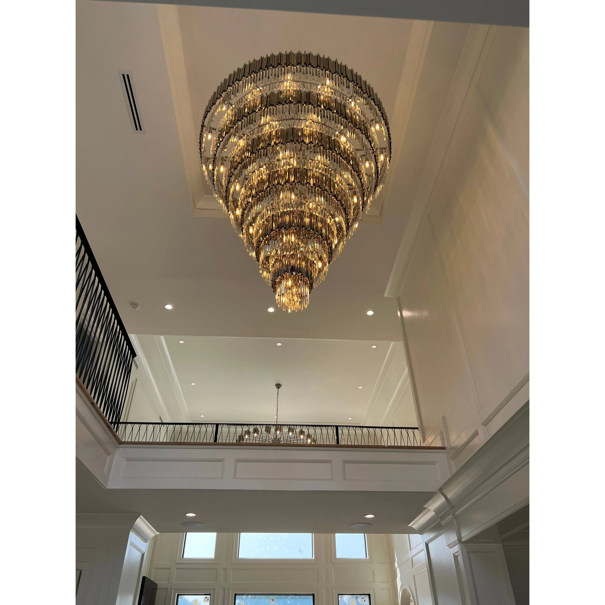 Colonnade Tiered Round Crystal Chandelier - Kavker - 
