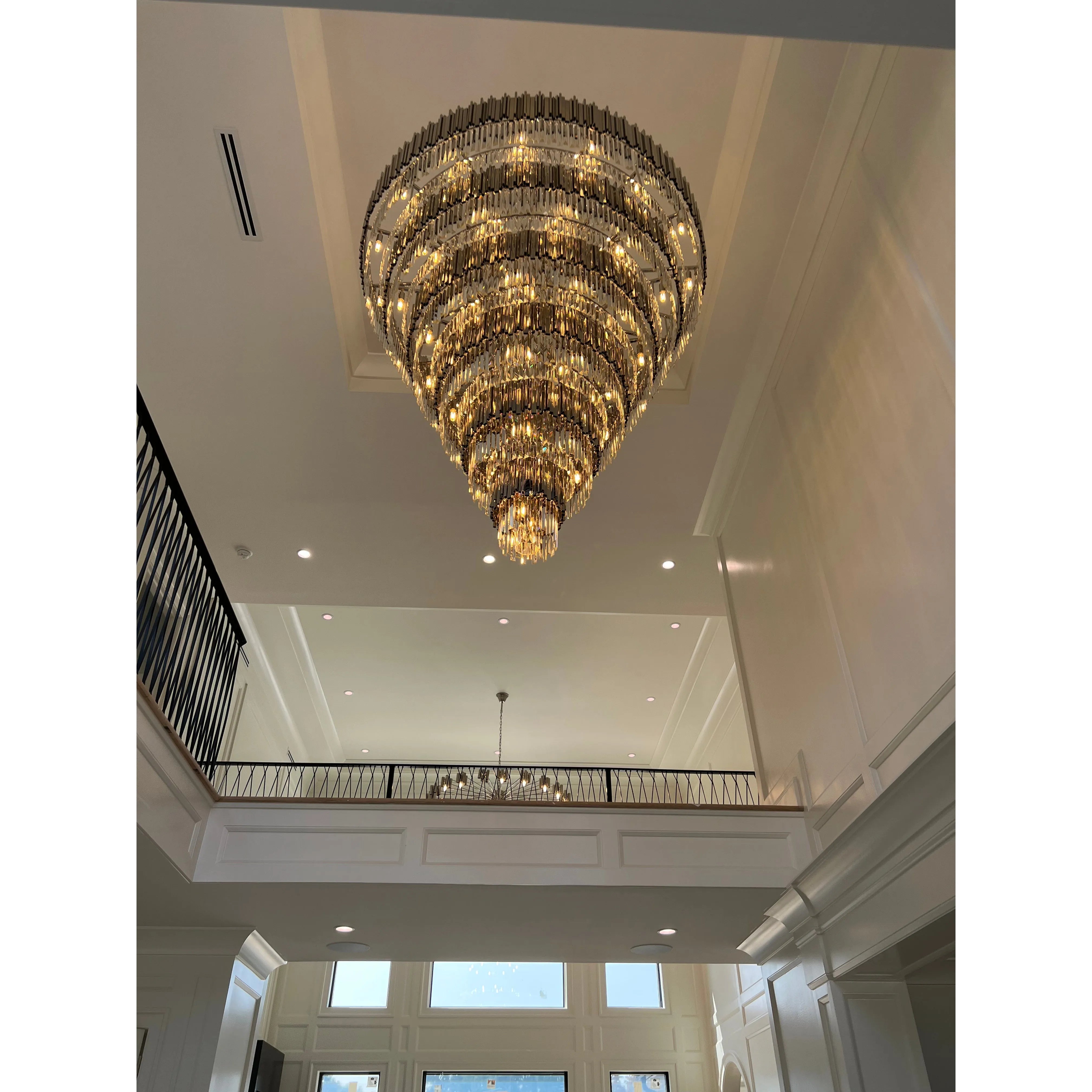 Colonnade Tiered Round Crystal Chandelier - Kavker - 