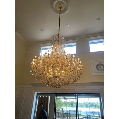 Leyla Maria Theresa 55 Light Crystal Chandelier - Kavker -