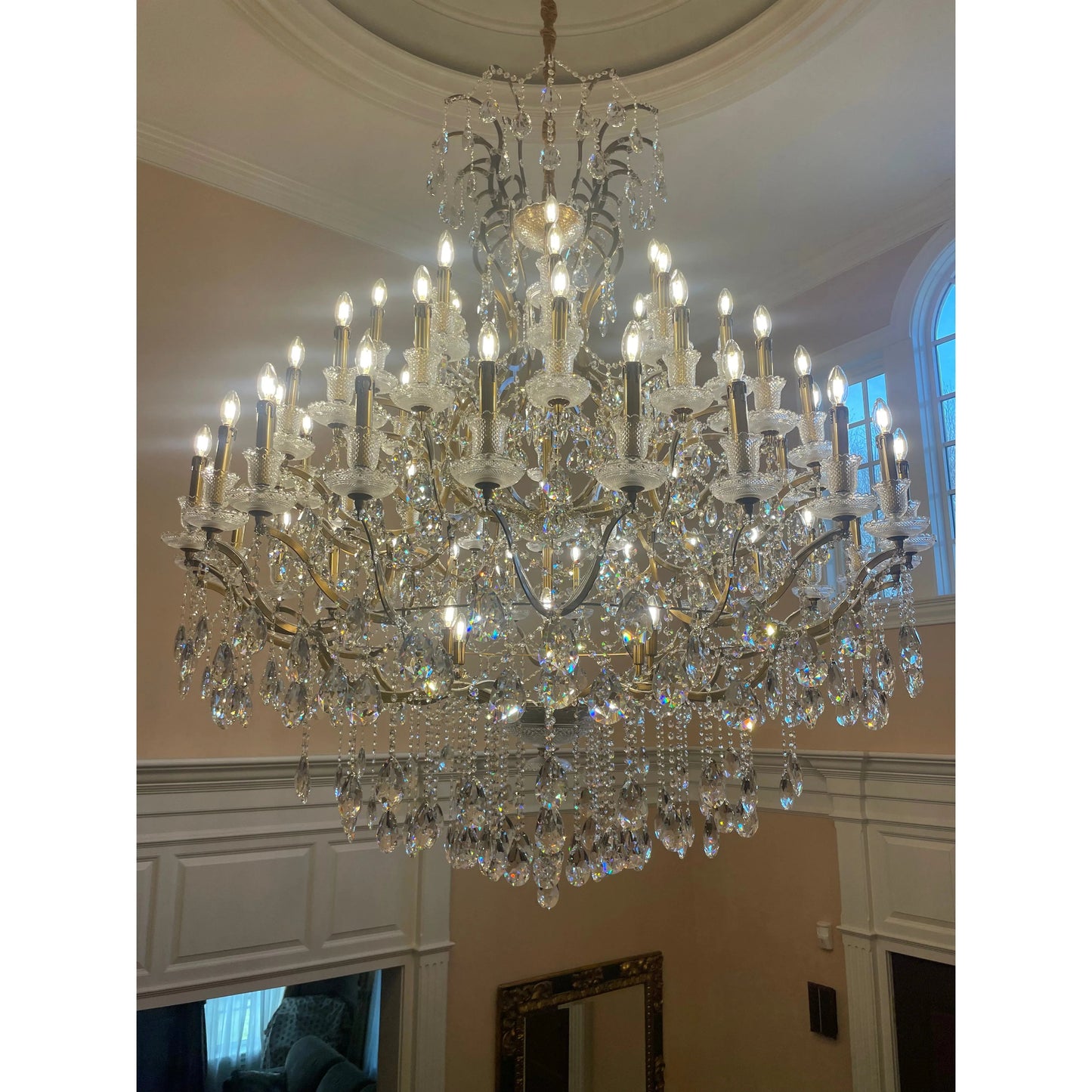 66L Rococo Foyer Classic Crystal Chandelier - Kavker