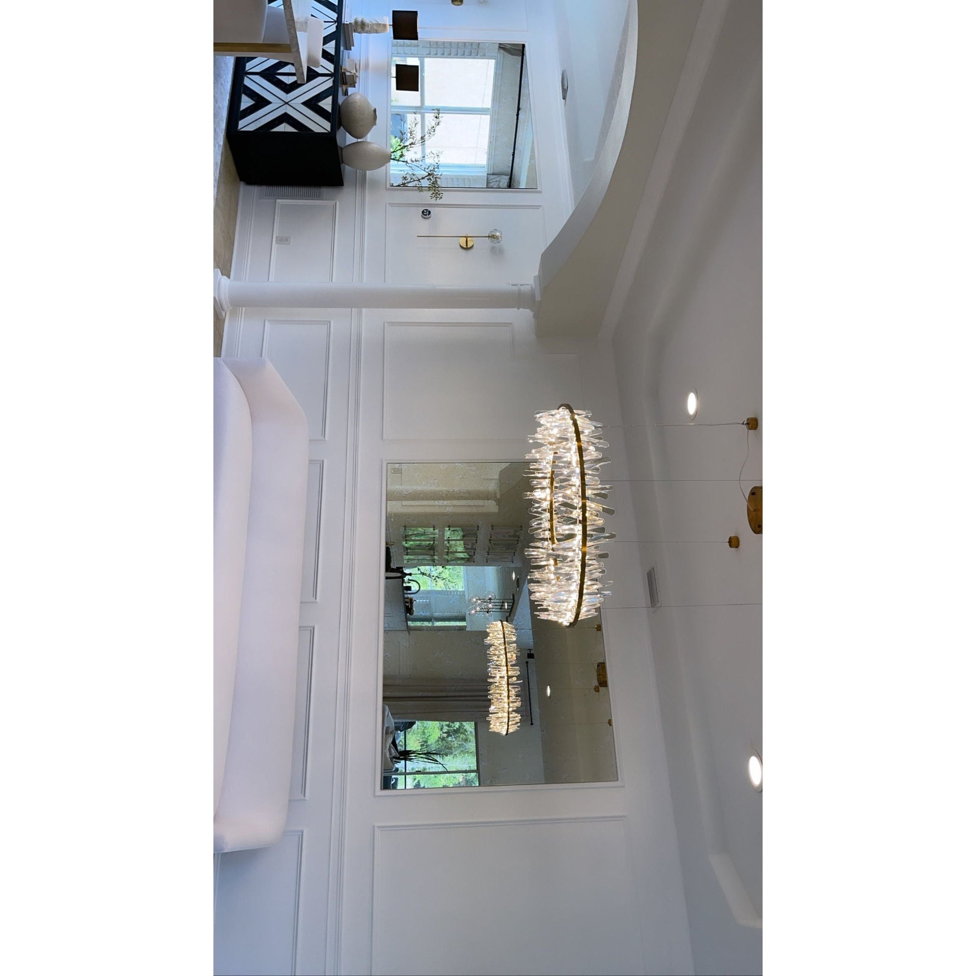Beneteau Crystal Round Ring LED Chandelier - Kavker