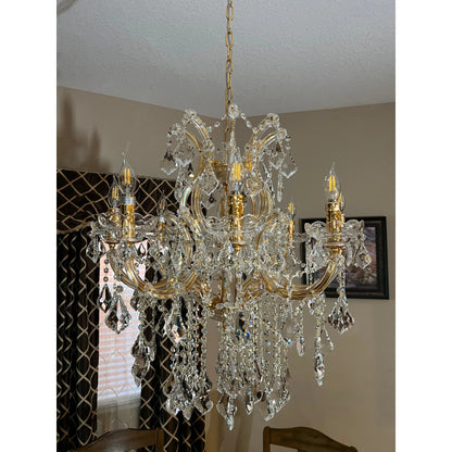 Gia Maria Theresa 8 Light Crystal Chandelier by Kavker - Kavker