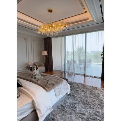 Livio Oval Branching Teardrop Chandelier - Kavker