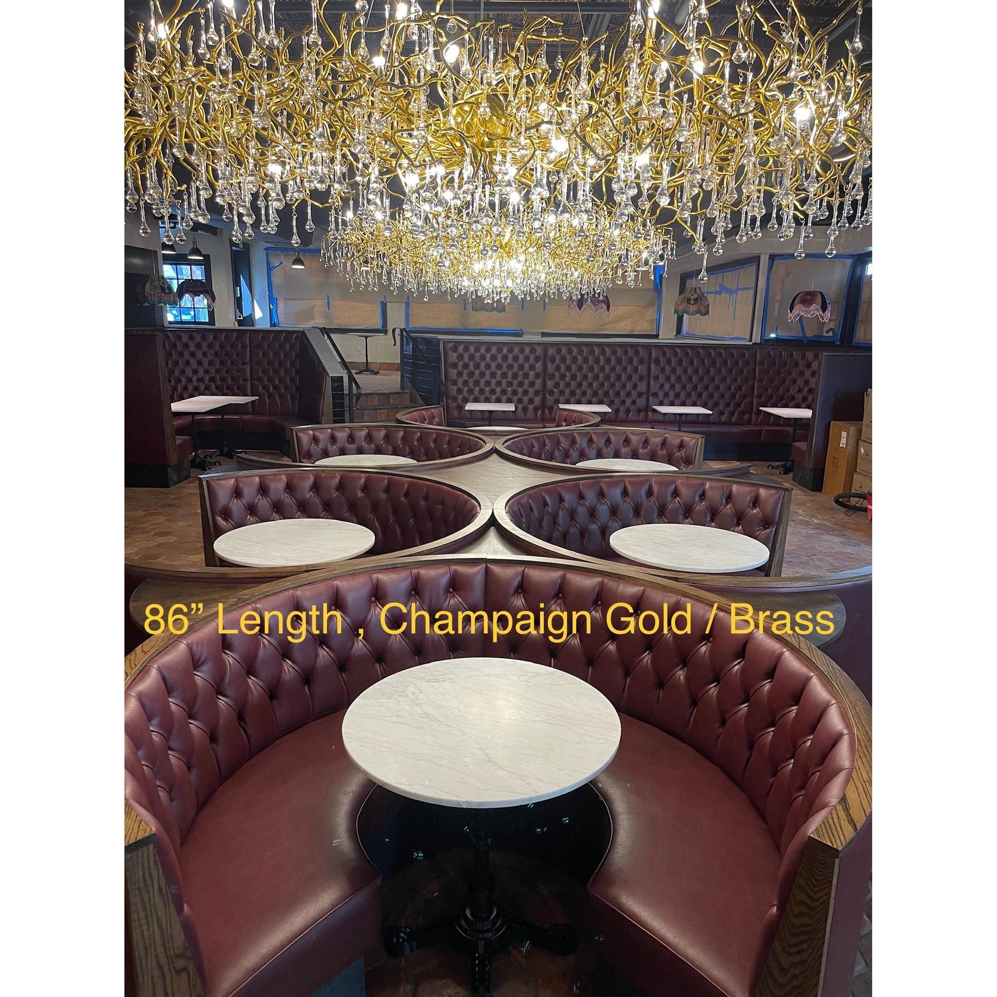 Livio Oval Branching Teardrop Chandelier - Kavker