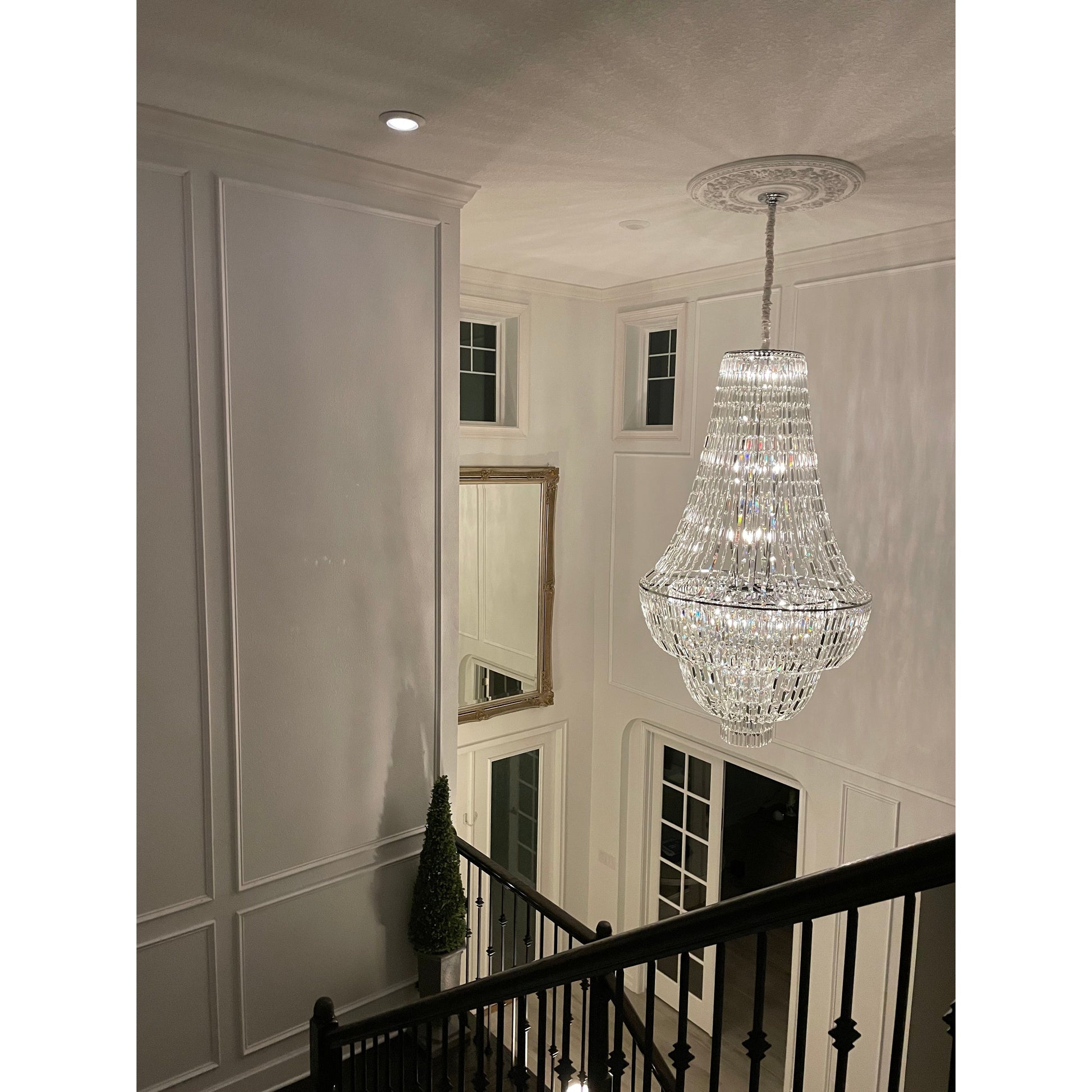 Andreas Empire Crystal Prysm Chandelier - Kavker - 