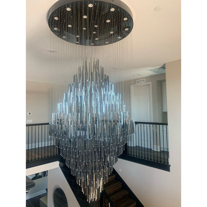 Ferenze V2 Rainfall Beaded Crystal Chandelier - Kavker - 