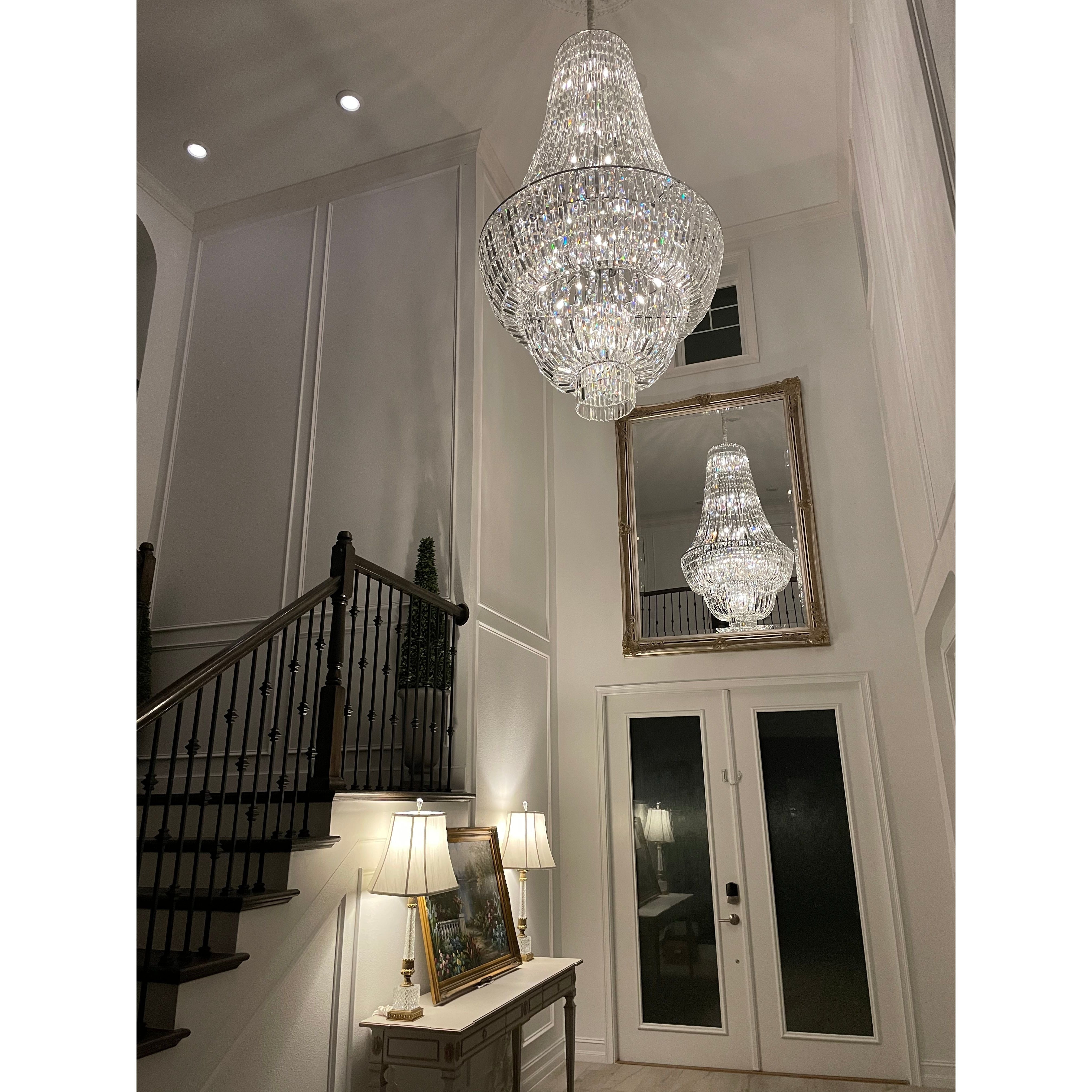 Andreas Empire Crystal Prysm Chandelier - Kavker - 
