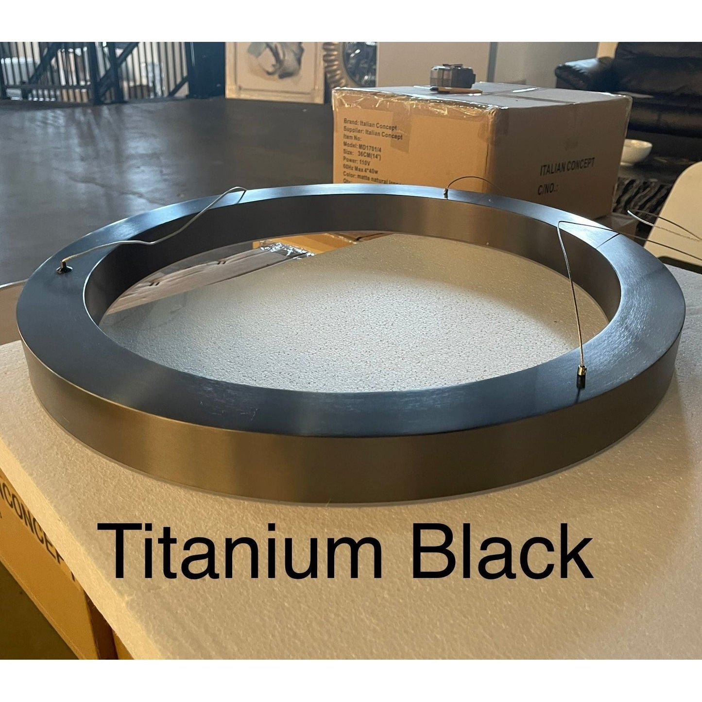 Liana Round 4-Ring Cascade LED Chandelier - Kavker