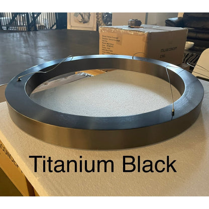 Liana Round 5-Ring Double LED Chandelier - Kavker