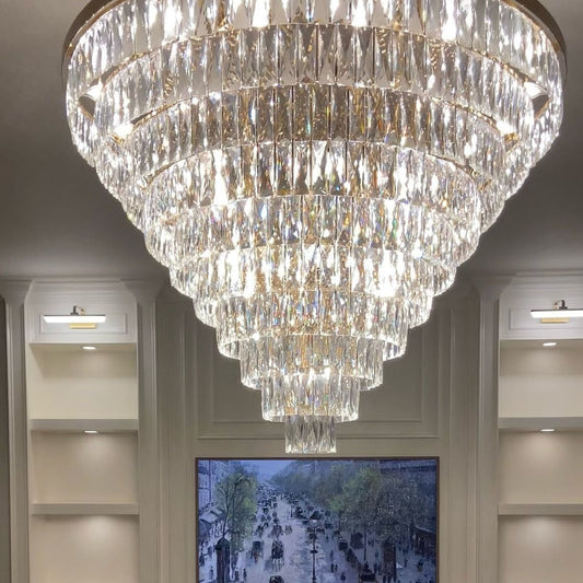 Glacier Odeon Crystal Fringe Chandelier - Kavker