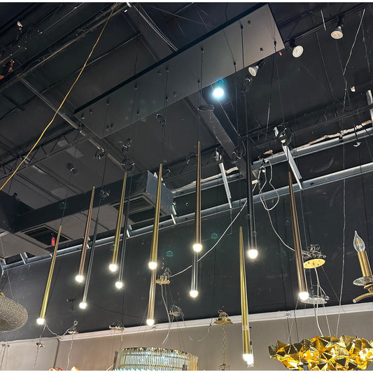 Anthropology Rectangle Tubular Pendant Light - Kavker