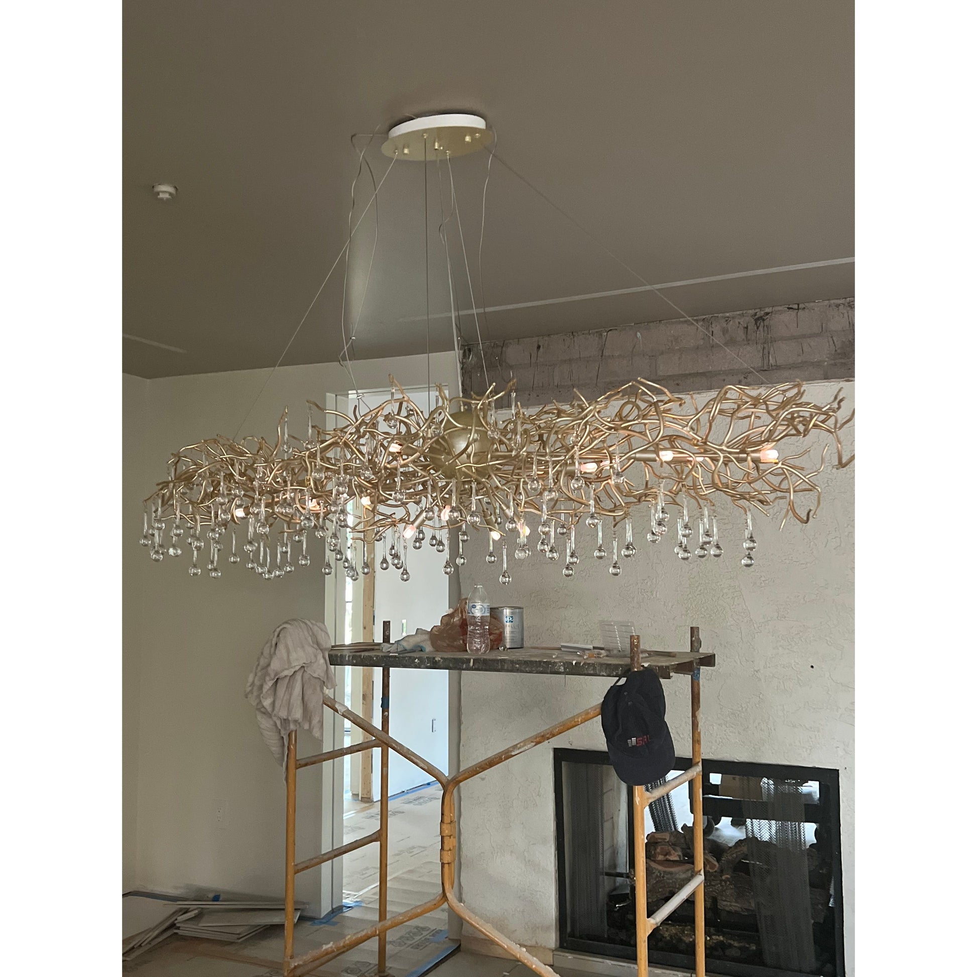 Livio Oval Branching Teardrop Chandelier - Kavker