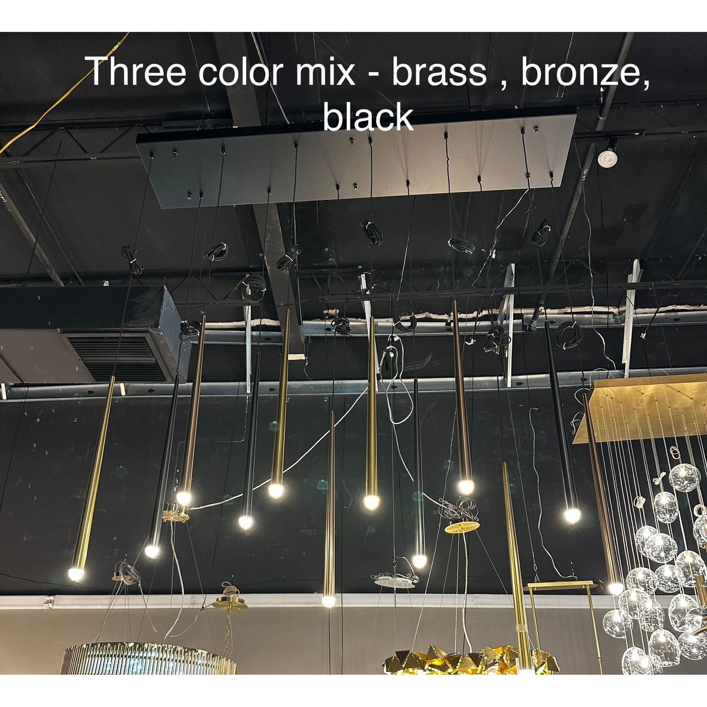 Anthropology 1-Light Round Tubular Pendant Light - Kavker