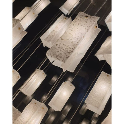 Rain Square Cluster Glass tile Pendant Chandelier - Kavker - 