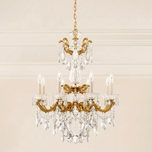 Meet Crystal Chandelier 5007 La Scala 8-lt 25" Chandelier