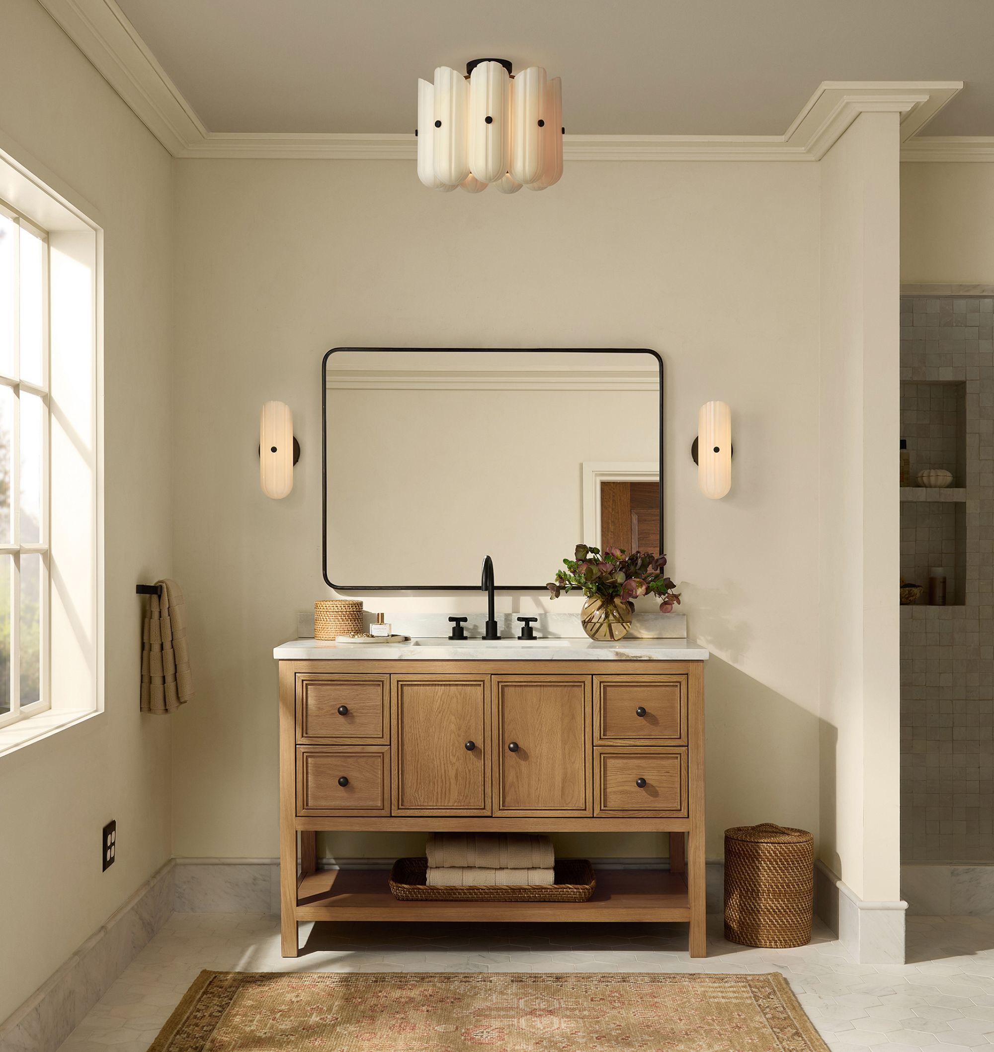 Lorna LED Flush Mount 16" - BronzeKavker