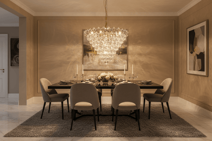 Medium Chandelier in Dining Room