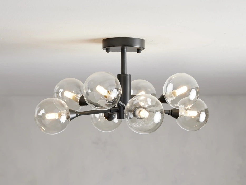 Sera Glass Globe Flushmount