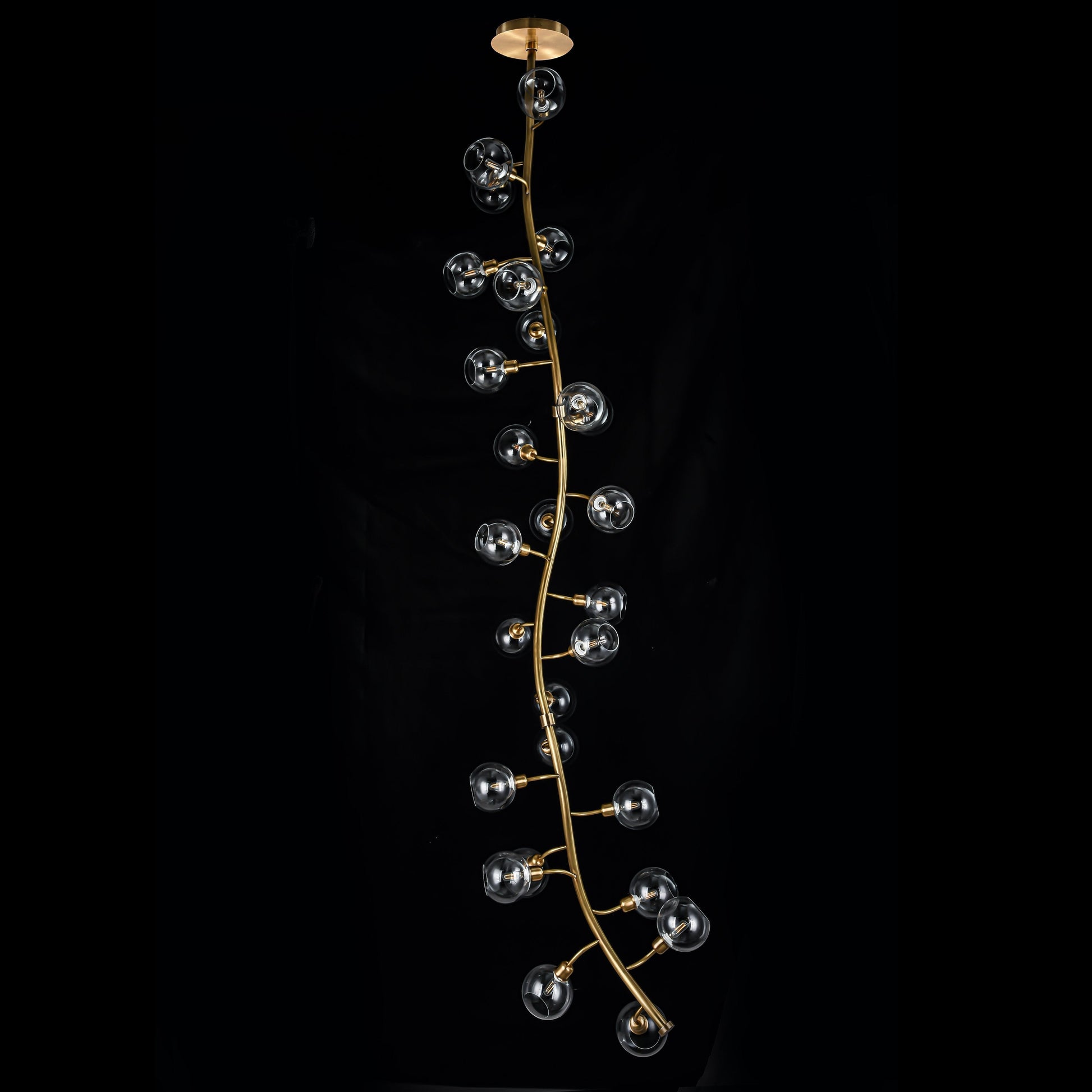 Avion Branching Glass Globe Chandelier - Kavker - 