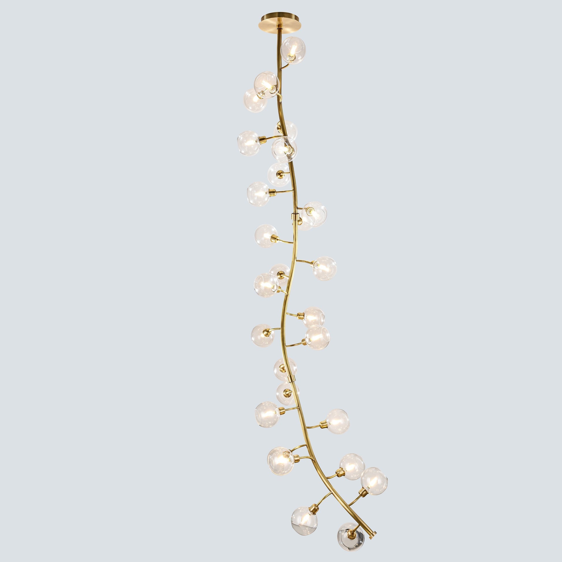 Avion Branching Glass Globe Chandelier - Kavker - 