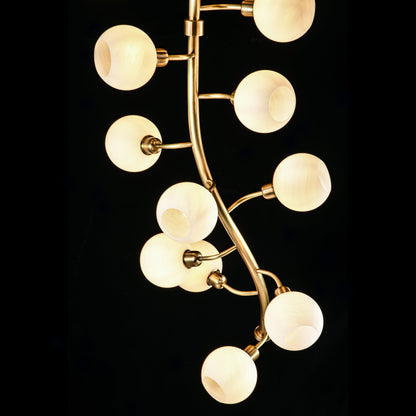 Avion Branching Glass Globe Chandelier - Kavker - 
