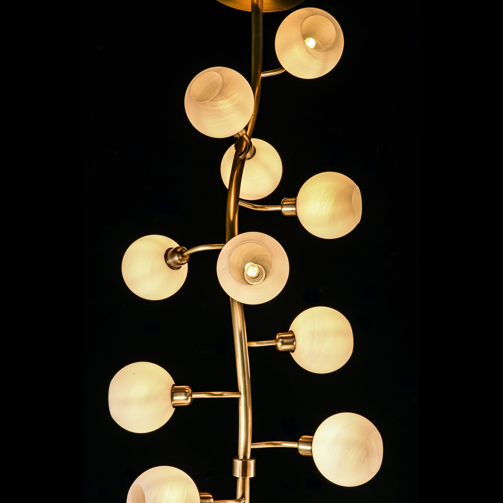 Avion Branching Glass Globe Chandelier - Kavker - 
